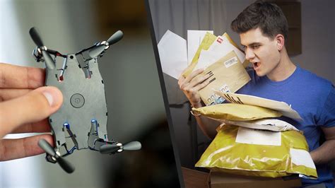 unboxing packages   emails     drone part  youtube
