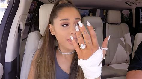 ariana grande and james corden in a haunted escape room — watch hollywood life