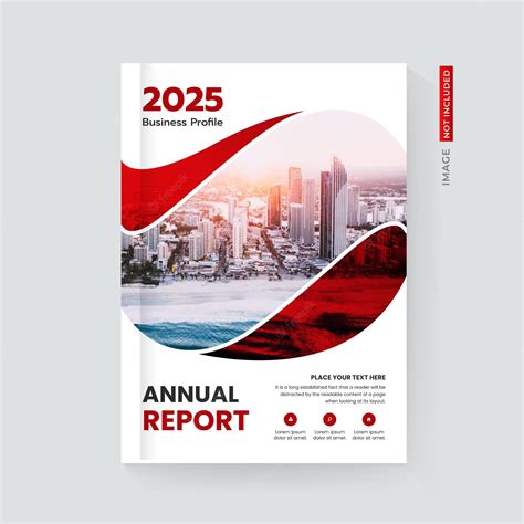 premium vector annual report cover design