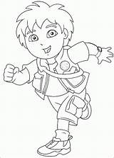 Go Coloring Diego Pages Printable Coloringpagesabc Characters sketch template