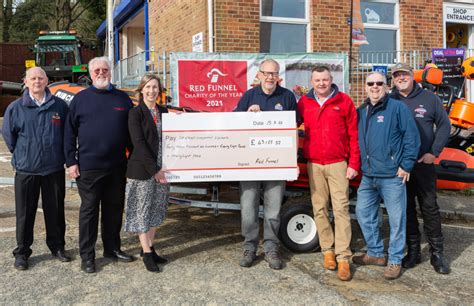 Red Funnel Hands Over Cheque For £43 000 To Islands Independent