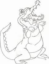 Crocodile Coloring Pan Peter Pages Deviantart Ooh Candy Piece Colouring Clipart Hook Captain Kids Library sketch template