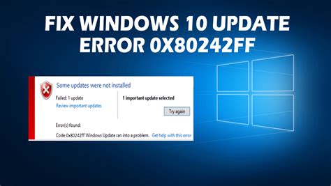 fix windows  update error xff