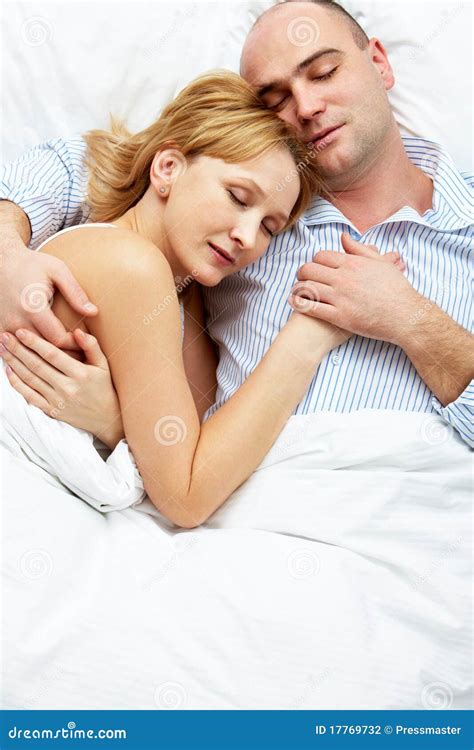 sleeping  stock photo image  couple dreaming