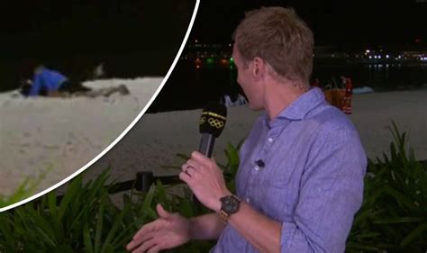 Watch Hilarious Moment Bbc Olympics Broadcast Hijacked By Couple