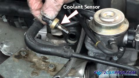 replace  engine coolant temperature sensor