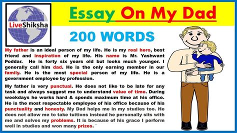 admire  father essay essay   father  students  children