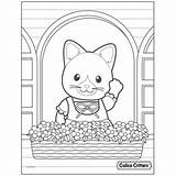Coloring Calico Critters sketch template