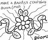 Badass Pio Coloring Book Make Drawception sketch template