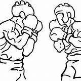 Kickboxing Boxing Drawing Kick Getdrawings Muscle Cardio Description Available sketch template