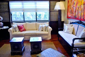 traditional filipino residence rustic living room model living room design simple living
