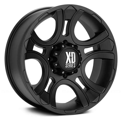 xd series crank wheels matte black rims