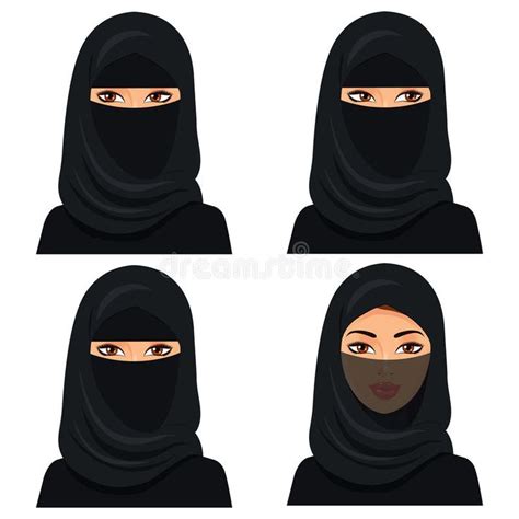 127 best arab beautiful woman s face avatar in hijab