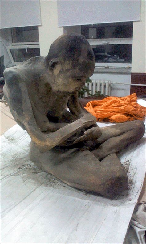 centuries  mummified monk  meditating  mongolia