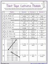 Worksheet Slope Writing Point Form Equations Coloring Algebra Math Worksheets Equation Teaching Classroom Choose Board Maths Teacher sketch template