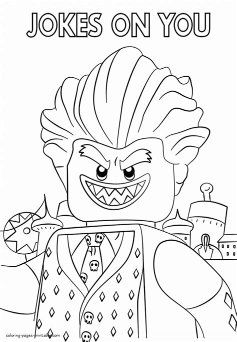 colouring pages lego   joker coloring pages printablecom