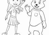 Goldie Bear Coloring4free Coloring Pages Cartoons Printable 2967 sketch template