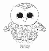 Beanie Coloring Boo Ty Pages Boos Printable Pinky Mario Print Owl Only Birthday Colouring Penguin Baby Drawing Book Color Sheets sketch template