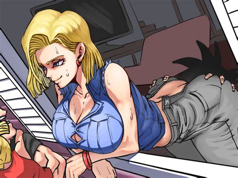 Rule 34 Android 18 Blonde Hair Cheating Cheating Wife
