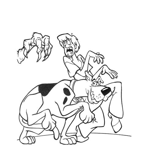 scooby doo halloween coloring pages  getcoloringscom