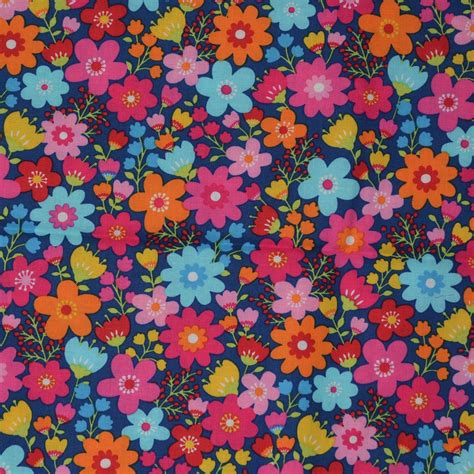 bright floral fabric bright flowers fabric timeless treasures