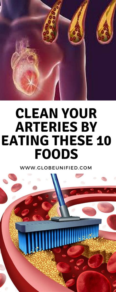health pins clean  arteries  eating   foods
