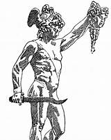 Perseus Drawing Head Medusa Getdrawings Ritchie Gorgon sketch template
