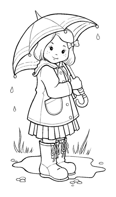 coloring pages  printable rain coloring pages
