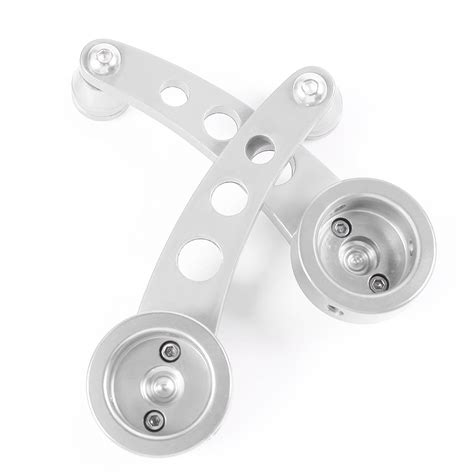 pcs universal aluminium car window crank handle kit spline adaptor hole design ebay