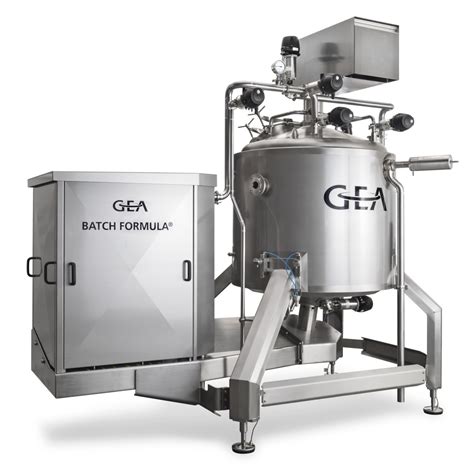 batch formula mixer gea process engineering  ingredients network