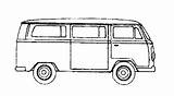 Kleurplaat Volkswagen Busje Afbeeldingsresultaat Kerstboom sketch template