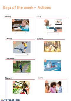 actions worksheets   exercises