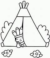 Indian Coloring Pages Kids Printable Pee Tee Colouring Clipartmag Native Books sketch template