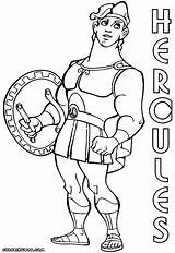 Hercules Coloring Pages Colorings sketch template