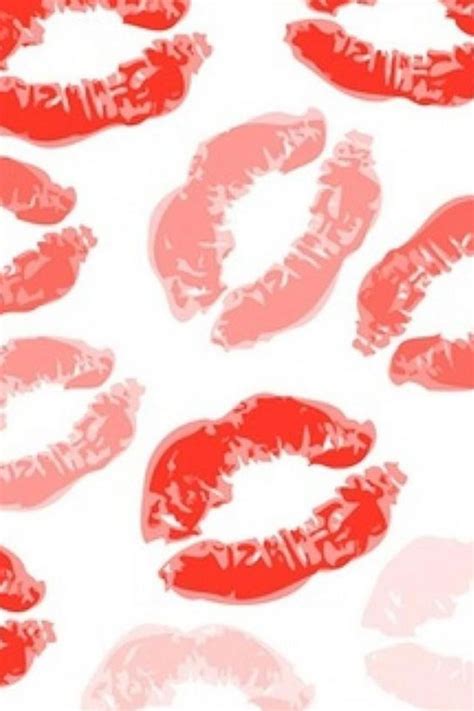 Red Lips Print Iphone 6 6 Plus And Iphone 5 4 Wallpapers