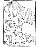 Coloring Pages Veterans Kids Flag July Constitution Sheets Independence 4th Printable Vietnam Hold Girl Children Activity Fourth Printables Print Boy sketch template