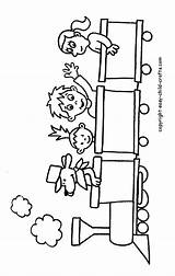 Train Coloring Pages Kids Printable Color Caboose Clipart Could Little Engine Children Drawings Trains Choo Cliparts Fun Library Recognition Develop sketch template