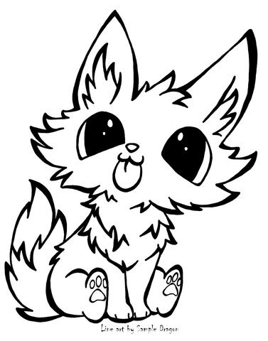 printable fox coloring pages