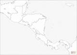 Central America Coloring Map Pages sketch template