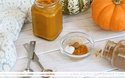 Diy All Natural Pumpkin And Spice Exfoliating Enzyme Face Mask Homemade