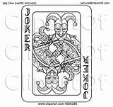 Card Joker Playing Illustration Vector Royalty Atstockillustration Clipart Collc0021 Protected Clip sketch template