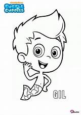 Guppies Gil sketch template