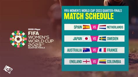 Watch Fifa Women S World Cup 2023 Quarter Finals In Japan