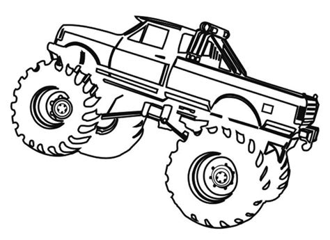 grave digger monster truck coloring pages