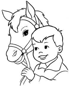 kids  horse coloring page horse coloring pages animal coloring