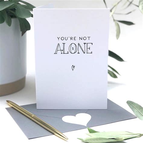 You Re Not Alone Card Shop Online Hummingbird Card Company