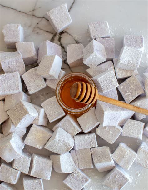 Homemade Honey Lavender Marshmallows Made Without Corn Syrup Honey