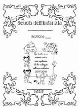 Copertine Scuola Lavoretti Rilegare Bambini Maestra Infanzia Dell Lamaestralinda Didattiche Schede Numeri Alfabeto Buon sketch template
