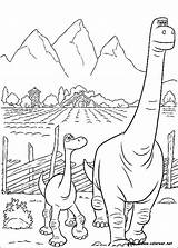Arlo Dinosaur Coloring Dinosaurio Disegni Dinossauro Bom Dinosaurios Coloriages Traque Colorare sketch template