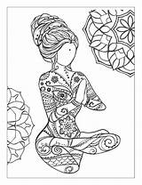 Mindfulness Coloring Pages Meditation Yoga Mandala Adult Kids Issuu Adults Book Mandalas Poses Colouring Sheets Print Color Books Pdf Feminine sketch template